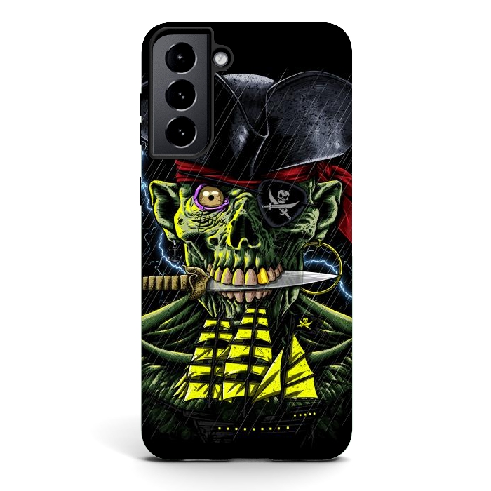 Galaxy S21 plus StrongFit Zombie Pirate  by Alberto