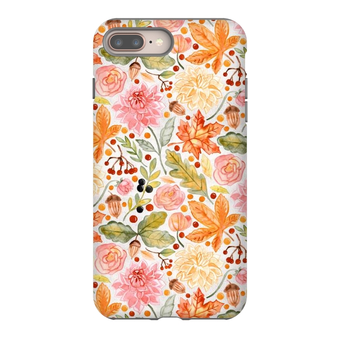 iPhone 8 plus StrongFit Autumn Garden by Tangerine-Tane