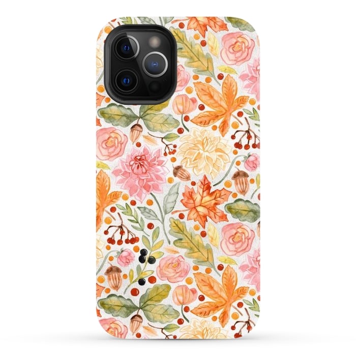 iPhone 12 Pro Max StrongFit Autumn Garden by Tangerine-Tane