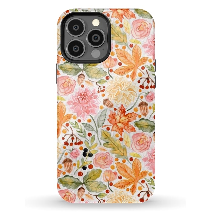 iPhone 13 Pro Max StrongFit Autumn Garden by Tangerine-Tane