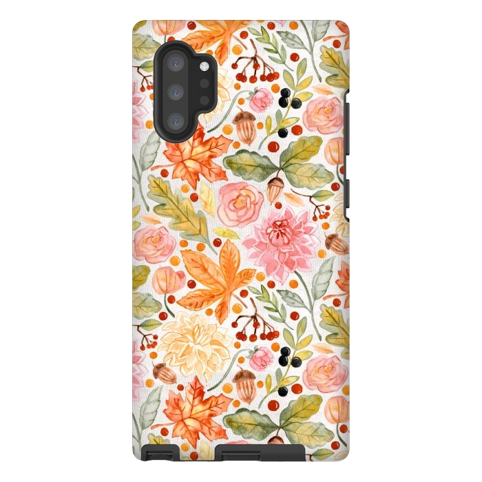 Galaxy Note 10 plus StrongFit Autumn Garden by Tangerine-Tane