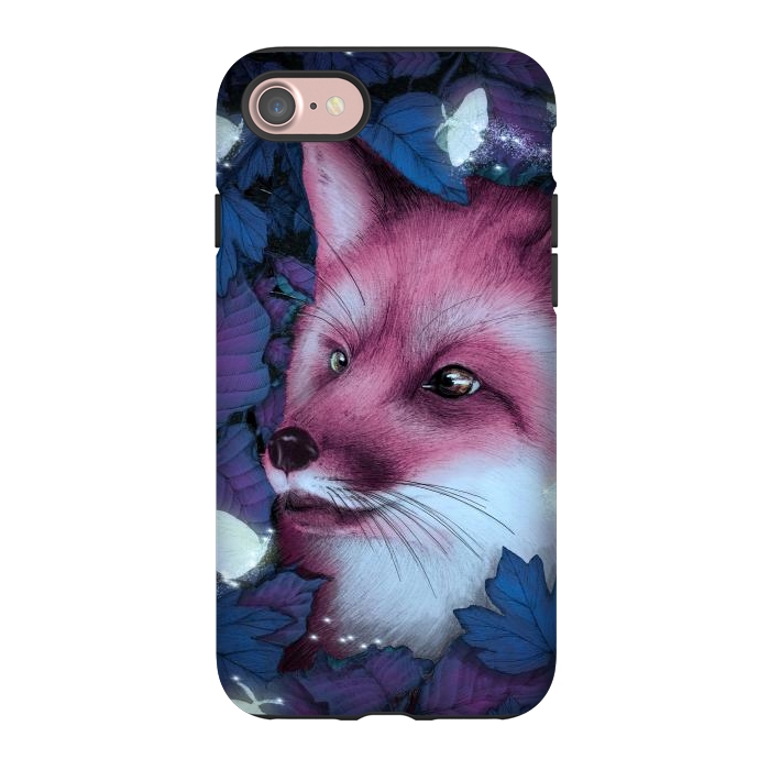 iPhone 7 StrongFit Fox in the Midnight Forest by ECMazur 