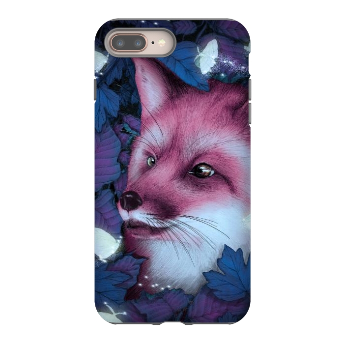 iPhone 7 plus StrongFit Fox in the Midnight Forest by ECMazur 