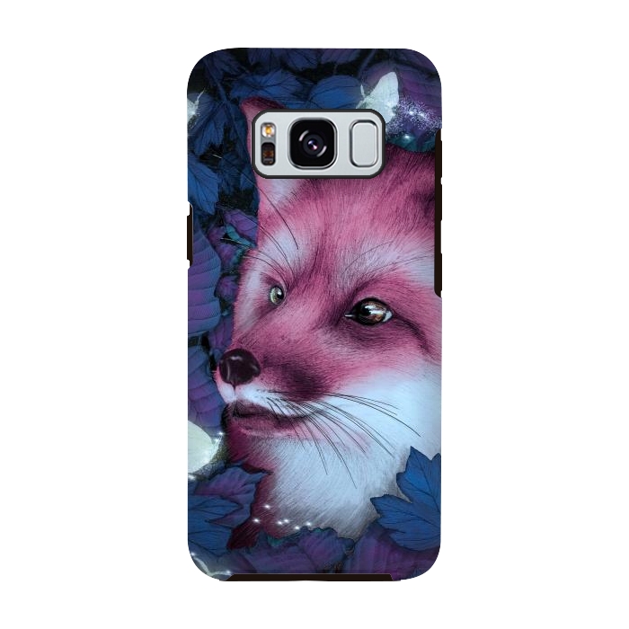 Galaxy S8 StrongFit Fox in the Midnight Forest by ECMazur 