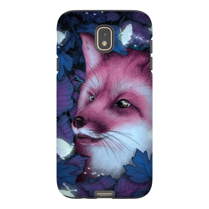 Galaxy J7 StrongFit Fox in the Midnight Forest by ECMazur 