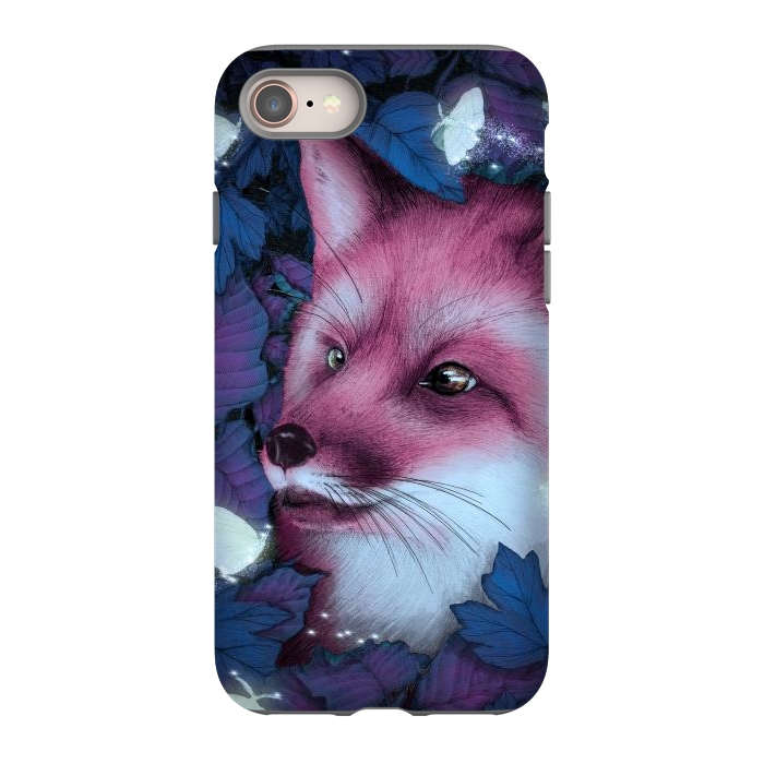 iPhone SE StrongFit Fox in the Midnight Forest by ECMazur 