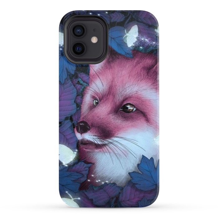 iPhone 12 StrongFit Fox in the Midnight Forest by ECMazur 