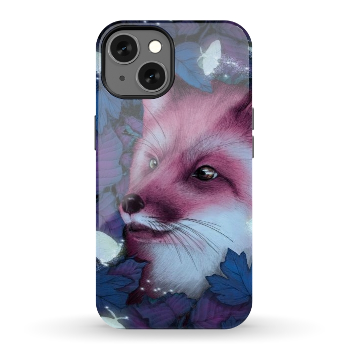 iPhone 13 StrongFit Fox in the Midnight Forest by ECMazur 