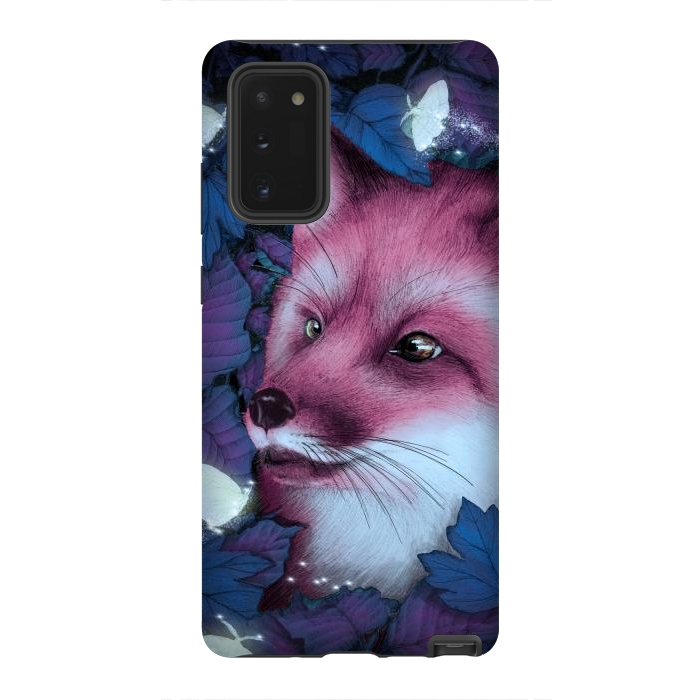 Galaxy Note 20 StrongFit Fox in the Midnight Forest por ECMazur 