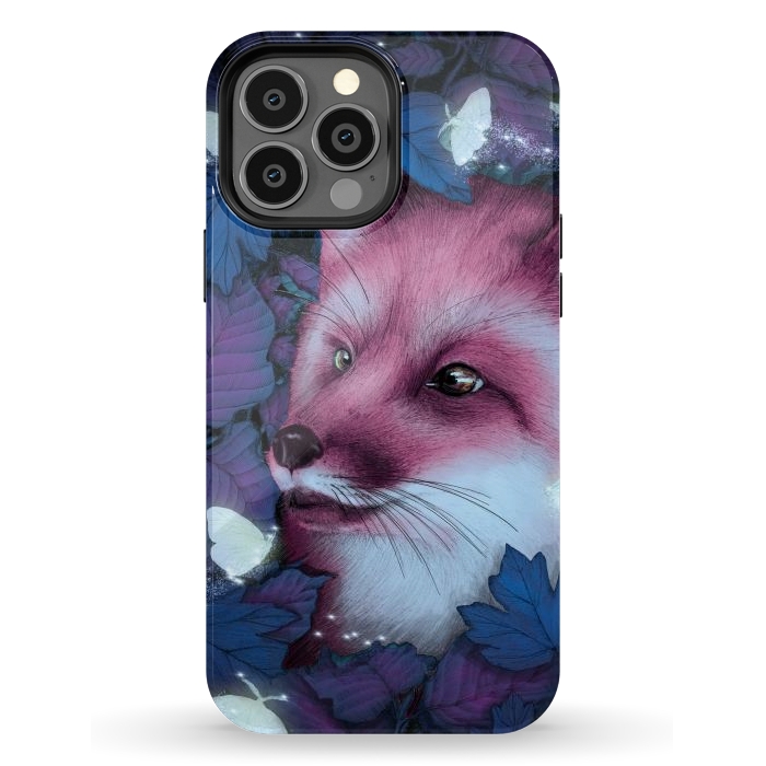 iPhone 13 Pro Max StrongFit Fox in the Midnight Forest by ECMazur 