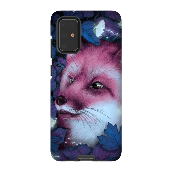 Galaxy S20 Plus StrongFit Fox in the Midnight Forest by ECMazur 