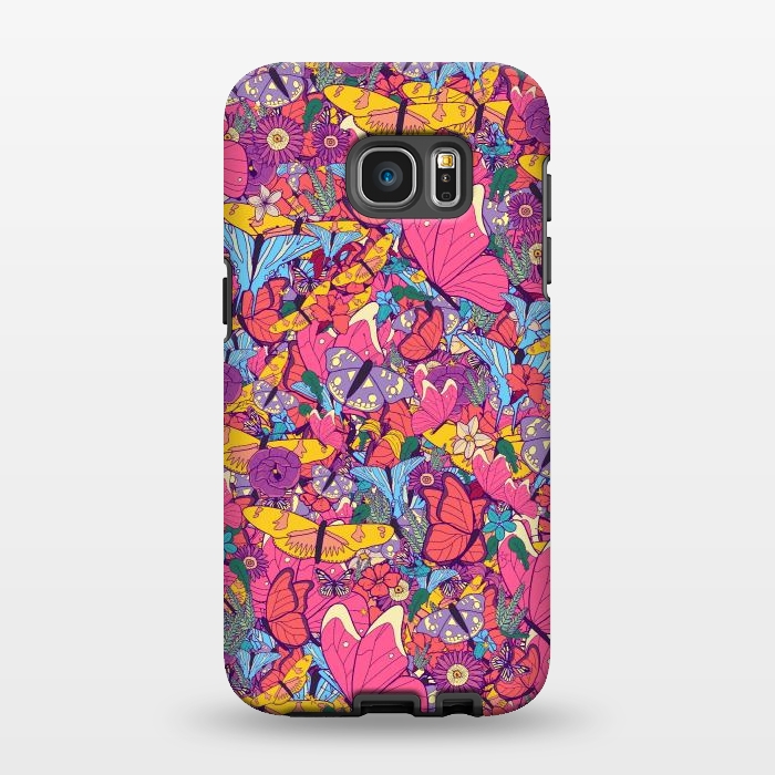 Galaxy S7 EDGE StrongFit Spring butterflies by Steve Wade (Swade)