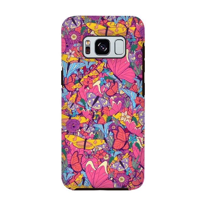 Galaxy S8 StrongFit Spring butterflies by Steve Wade (Swade)