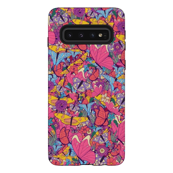 Galaxy S10 StrongFit Spring butterflies by Steve Wade (Swade)