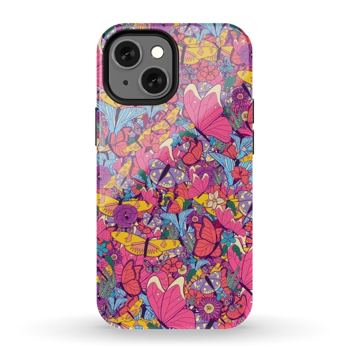 iPhone 12 mini StrongFit Spring butterflies by Steve Wade (Swade)