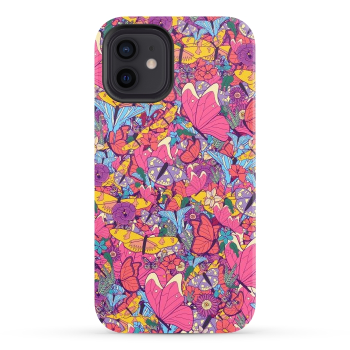 iPhone 12 StrongFit Spring butterflies by Steve Wade (Swade)