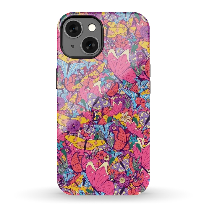 iPhone 13 StrongFit Spring butterflies by Steve Wade (Swade)
