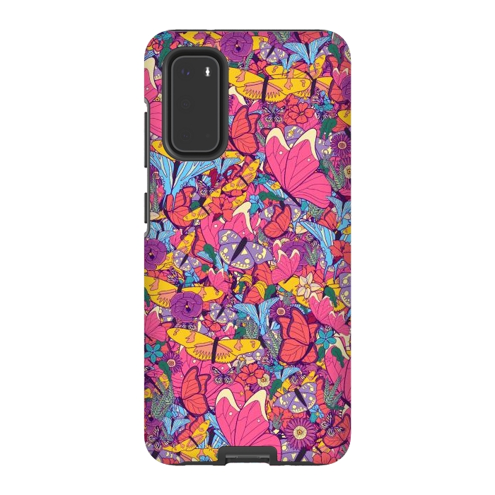 Galaxy S20 StrongFit Spring butterflies by Steve Wade (Swade)