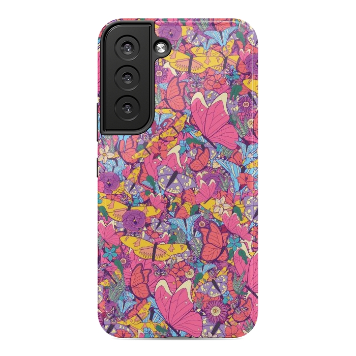 Galaxy S22 StrongFit Spring butterflies by Steve Wade (Swade)