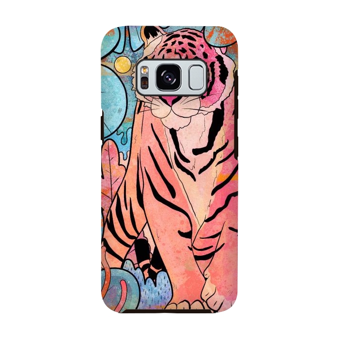 Galaxy S8 StrongFit The big tiger cat by Steve Wade (Swade)
