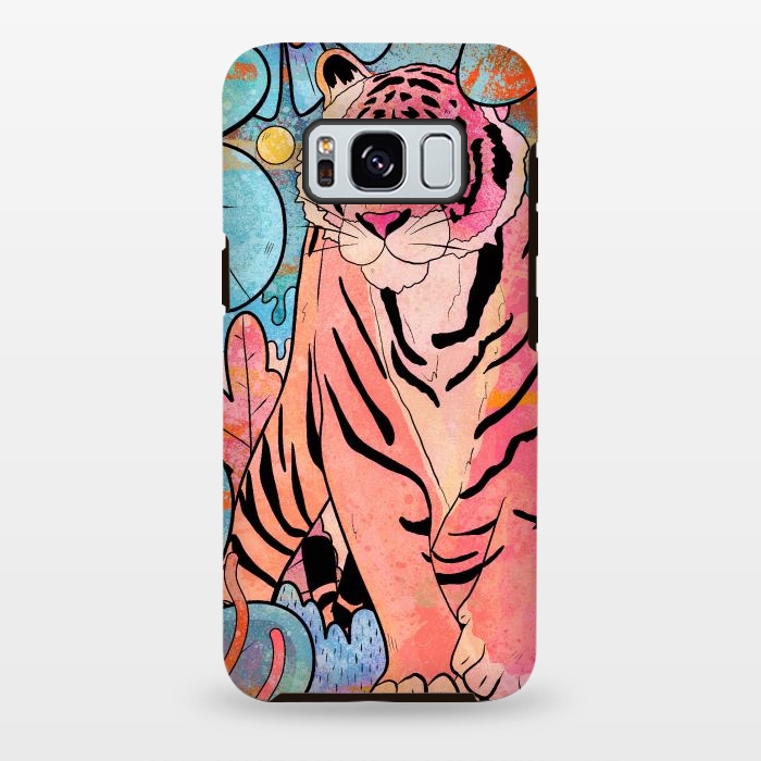 Galaxy S8 plus StrongFit The big tiger cat by Steve Wade (Swade)