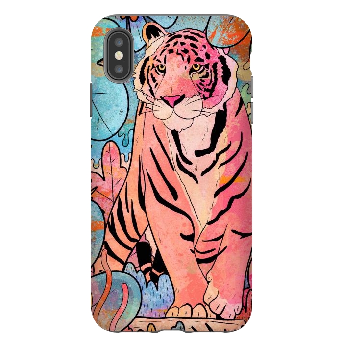 iPhone Xs Max StrongFit The big tiger cat by Steve Wade (Swade)