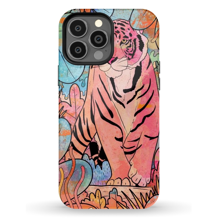 iPhone 13 Pro Max StrongFit The big tiger cat by Steve Wade (Swade)