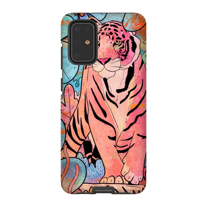 Galaxy S20 Plus StrongFit The big tiger cat by Steve Wade (Swade)