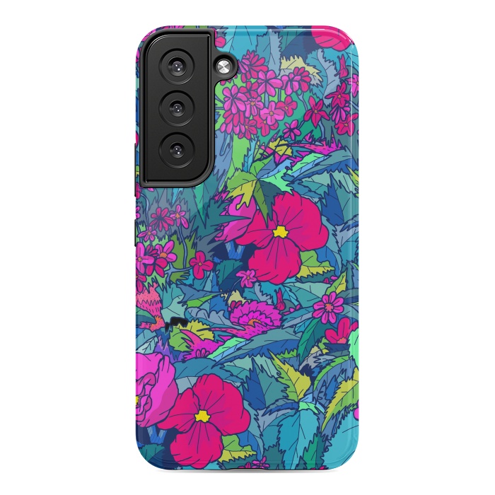 Galaxy S22 StrongFit Summer flowers by Steve Wade (Swade)