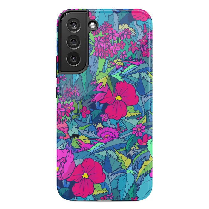 Galaxy S22 plus StrongFit Summer flowers by Steve Wade (Swade)