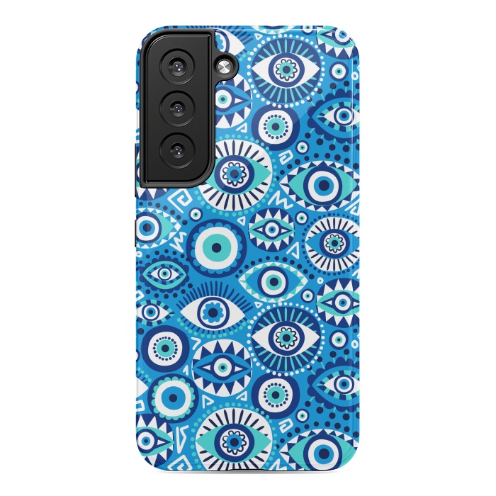 Galaxy S22 StrongFit Evil eye by Laura Grant