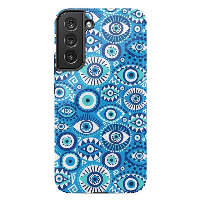 Galaxy S22 plus StrongFit Evil eye by Laura Grant