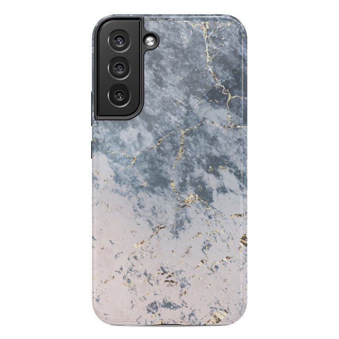 Galaxy S22 plus StrongFit Pink and blue marble by Winston