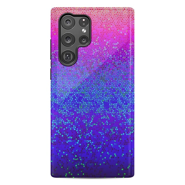 Galaxy S22 Ultra StrongFit Glitter Star Dust G248 by Medusa GraphicArt