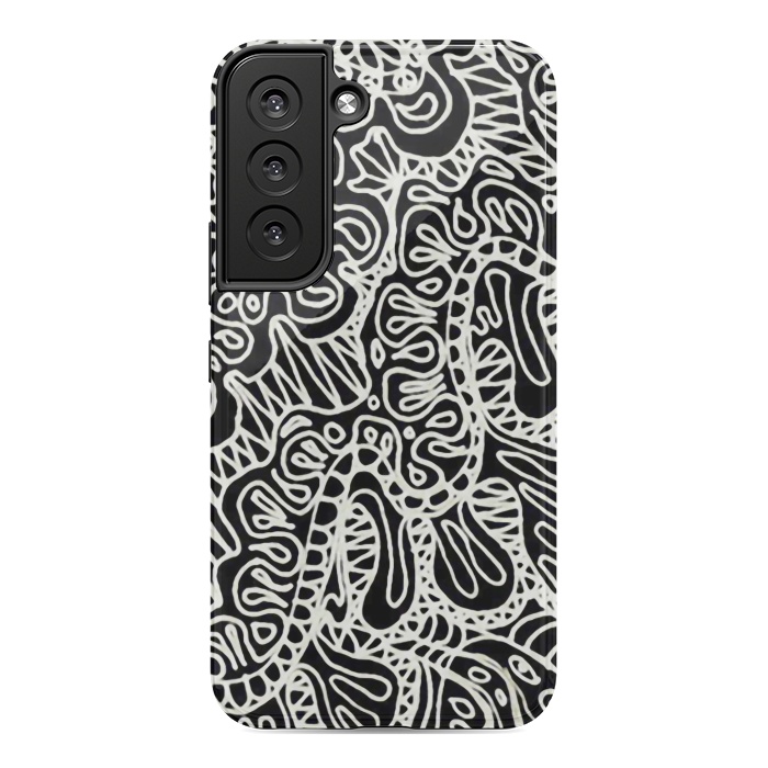 Galaxy S22 StrongFit Doodle Ethnic Style G361 by Medusa GraphicArt