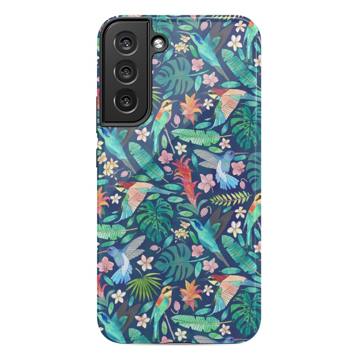 Galaxy S22 plus StrongFit Birds In Bohemian Paradise by Tangerine-Tane