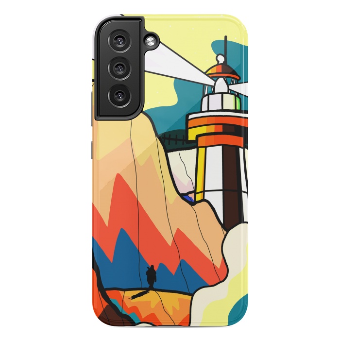 Galaxy S22 plus StrongFit The lost lighthouse by Steve Wade (Swade)