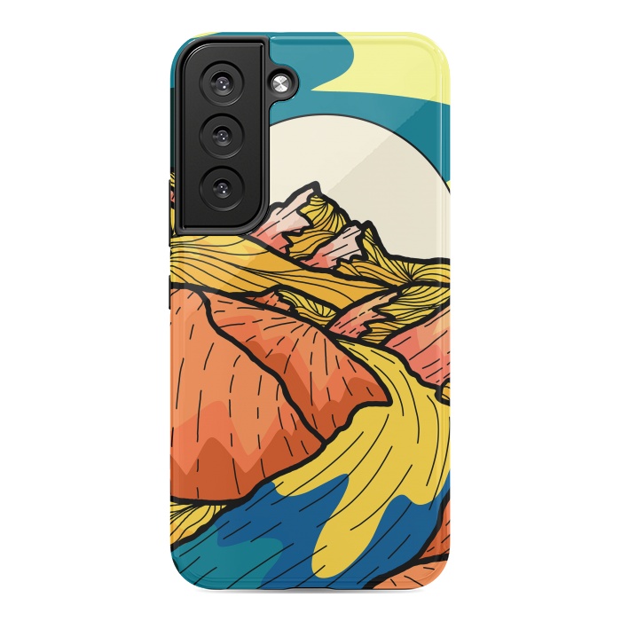 Galaxy S22 StrongFit The yellow river by Steve Wade (Swade)