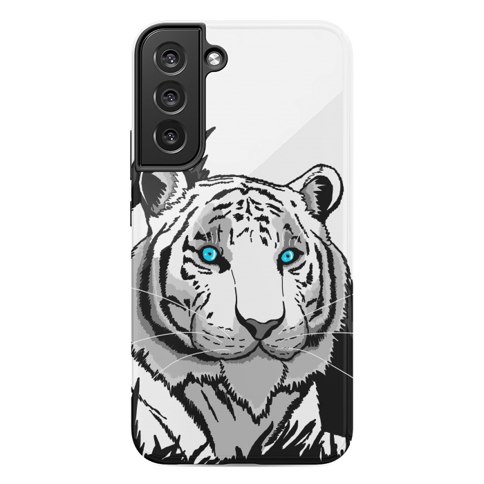 Galaxy S22 plus StrongFit The white tiger by Steve Wade (Swade)