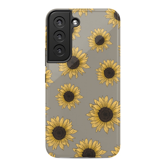 Galaxy S22 StrongFit Sunflowers by Jms