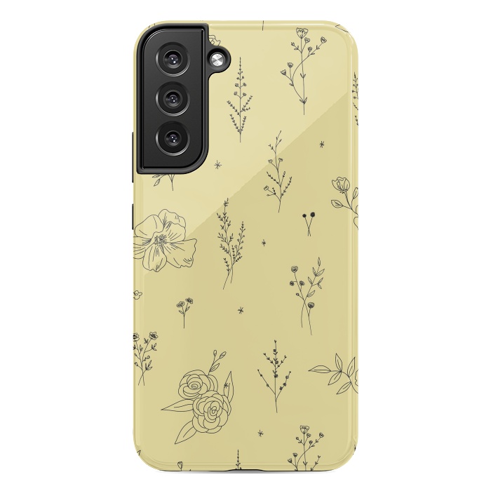 Galaxy S22 plus StrongFit Flowers & Wildflowers by Anis Illustration