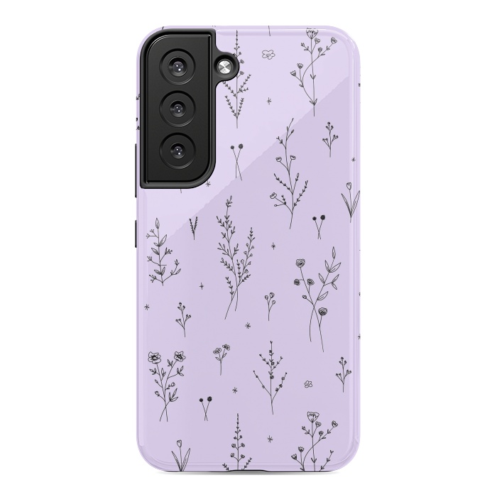 Galaxy S22 StrongFit Magic Wildflowers by Anis Illustration