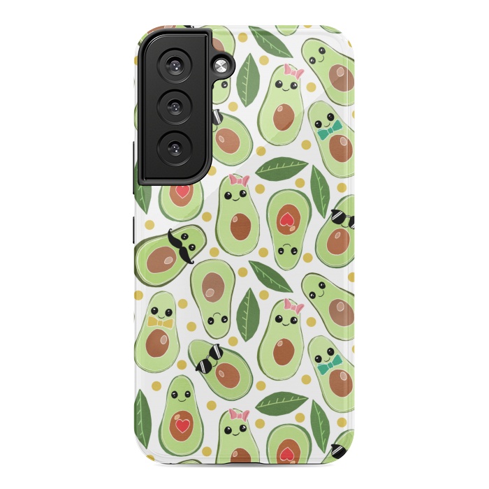 Galaxy S22 StrongFit Stylish Avocados by Tangerine-Tane