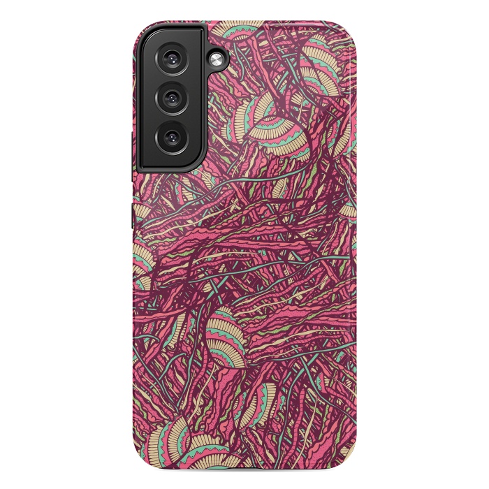 Galaxy S22 plus StrongFit Jellyfish jungle by Steve Wade (Swade)