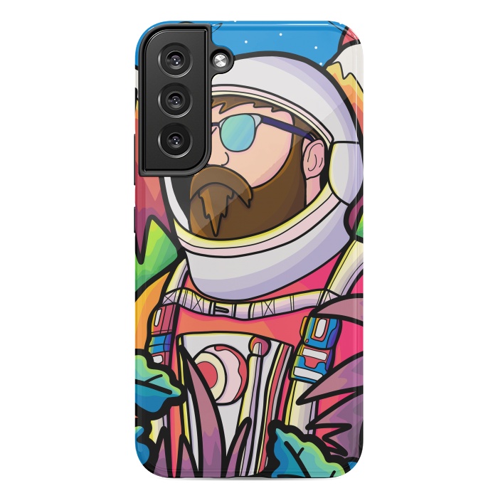 Galaxy S22 plus StrongFit The astronaut explorer by Steve Wade (Swade)