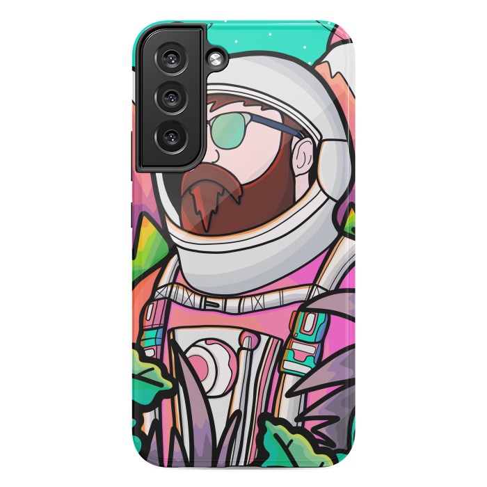 Galaxy S22 plus StrongFit Pastel astronaut by Steve Wade (Swade)
