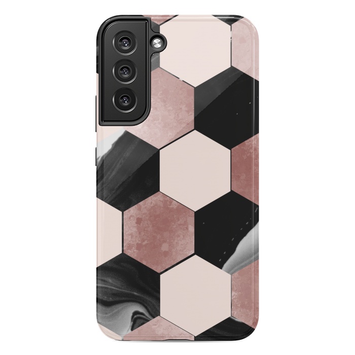 Galaxy S22 plus StrongFit geometrical marble by haroulita