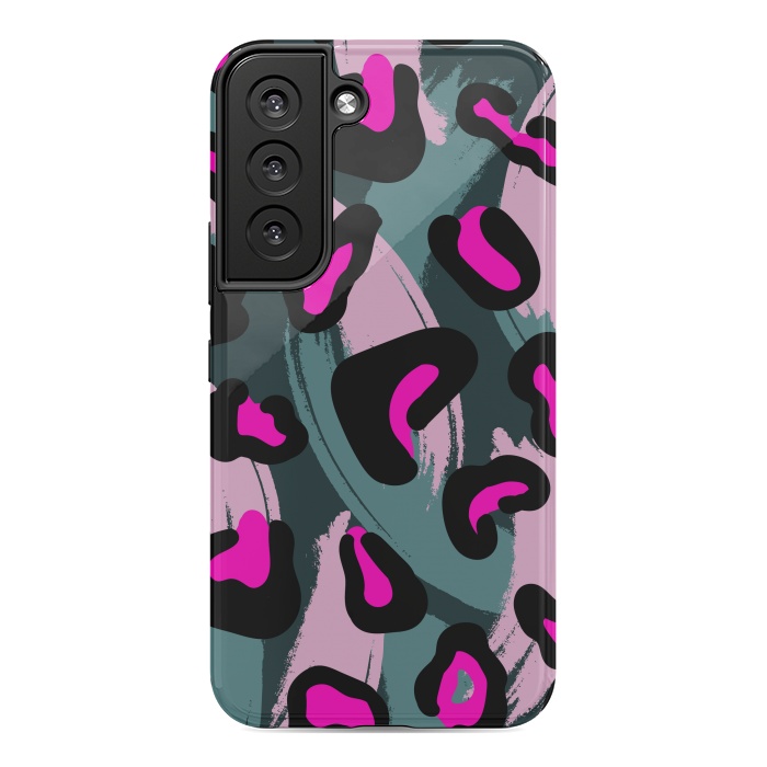 Galaxy S22 StrongFit camo animal print by haroulita