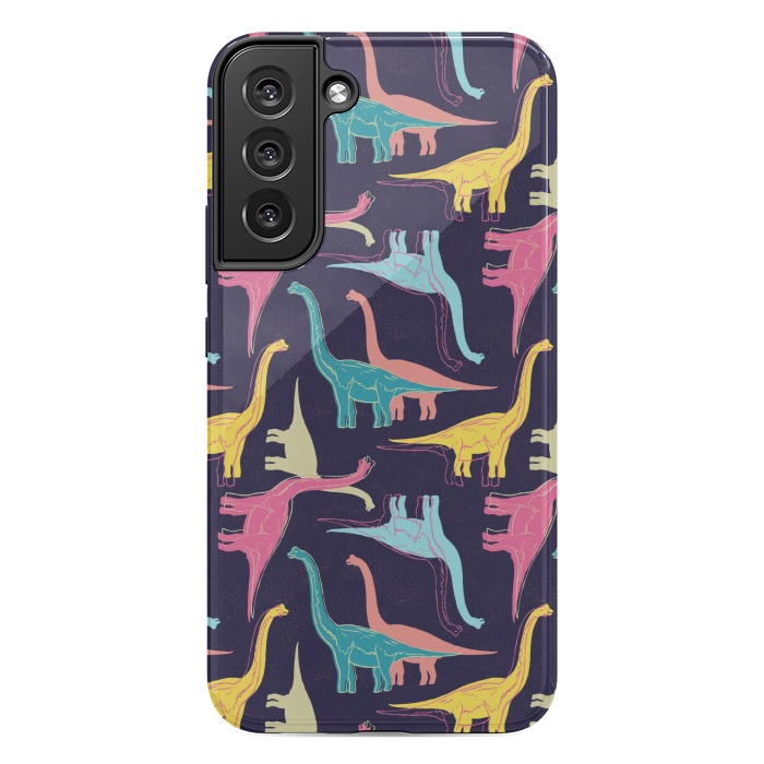 Galaxy S22 plus StrongFit Rubberneckers - Midnight Blue by Melissa Lee