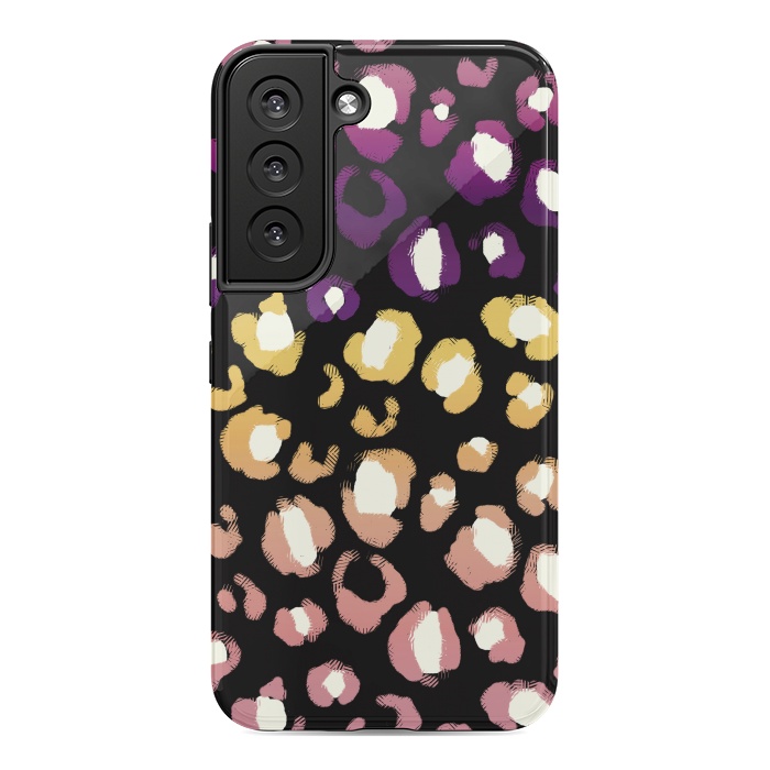 Galaxy S22 StrongFit Gradient graphic leopard print by Oana 